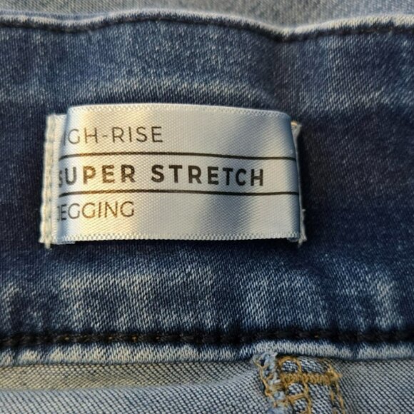 Lane Bryant 20 Jegging High-Rise Super Stretch Medium Wash - Picture 3 of 5